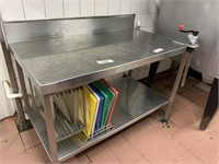 S/S Preparation Bench Approx 1.2m x 1m