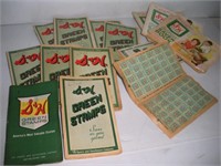 S and H Green Stamp Books w/Stamps