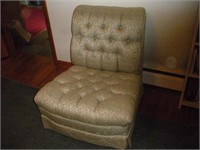 Button and Tuck Side Chair