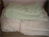 3 Chenille Bedspreads