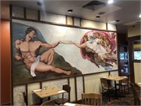 Wall Mounted Mural of Angels