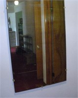 Beveled Wall Mirror, 28x44