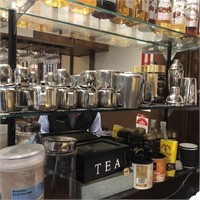 Qty Stainless Steel Milk Jugs & Tea Pots
