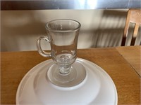 8 Glass Coffee Mugs