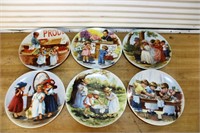 Jeanne Down Set of 6 Plates