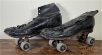 Antique Chicago company rollerskates