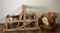 Vintage wood loom and more