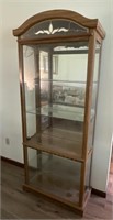 Lighted curio cabinet