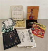 Assorted sheet music