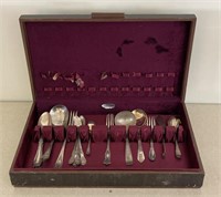 Assorted antique silverware