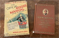 Vintage bartender books