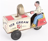 CORTLAND TIN WINDUP ICE CREAM VENDOR CYCLE