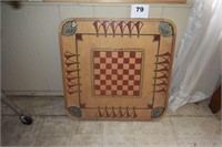 VINTAGE TABLE TOP CHECKER BOARD