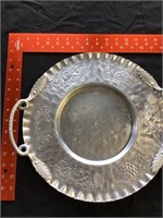 Cromwell Hammered aluminum tray