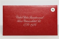 1776-1976 Bicentennial Silver UNC Set in Red Pack