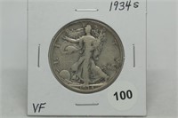 1934-s Walking Liberty Half Dollar VF