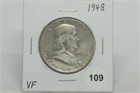 1948 Franklin Half Dollar VF