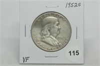 1952-s Franklin Half Dollar VF
