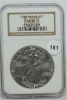 1989 Silver Eagle MS69