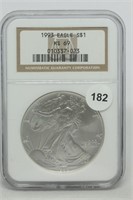 1993 Silver Eagle MS69