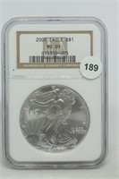 2000 Silver Eagle MS69