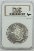 1880-s Morgan Dollar MS65