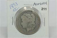 1893-cc Morgan Dollar