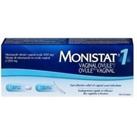 Monistat 1 Vaginal Yeast Infection Treatment -1 ct