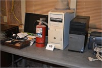 FIRE EXTINGUISHER/ DELL TOWER/ HP TOWER