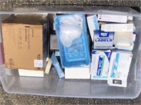 Box Lot of Medical / First Aid Supplies-