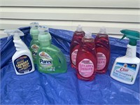 7 BOTTLES CLEANING RELATED / PUREX POWER SHOT
