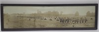 Antique Military Yard Long Photograph "Retreat"