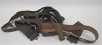 Lot of Various Vintage Military Belts