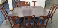 1930's Era Dining Room table and 8 Chairs