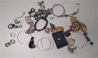 Lot of Various Jewelry Watches Bracelets & More