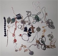 Lot of Various Jewelry Necklaces Bracelets & More