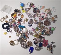 Lot of Various Jewelry Rings Pins & More