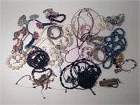 Lot of Various Jewelry Bracelets Watches & More