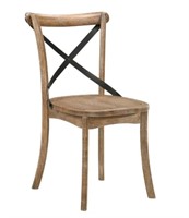 QTY 2 New Kendric Rustic Oak Side/Dining Chair