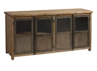 New World Market Langley Acacia Wood Cabinet