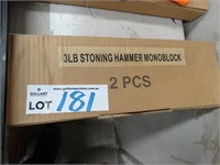 2 Fluro 3lbs Stoning Hammers