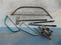 Axe/ Bow Saw Lot