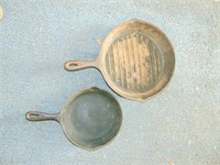 2- Lodge Cast Iron Skillets