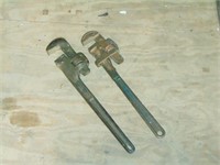 2- Vintage Pipe Wrenches