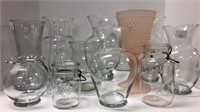 (10) vases, (2) jars. Ball and Atlas.