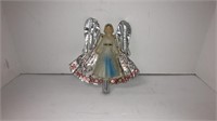 (1) Antique angel Christmas tree topper