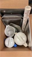 (6) Bakeware dishes, pitchers, measuring cups