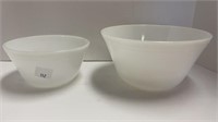 (2) Fire-King bowls