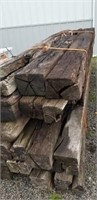 Railroad ties,  bundle