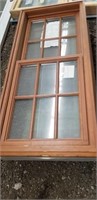 2 windows. 2x3 encasement and a 24x53 single hung